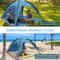 Beach Tent Bag Camping Tent For Summer Picnic Outdoor Canopy For Hiking UVProtected Blue Tent 3