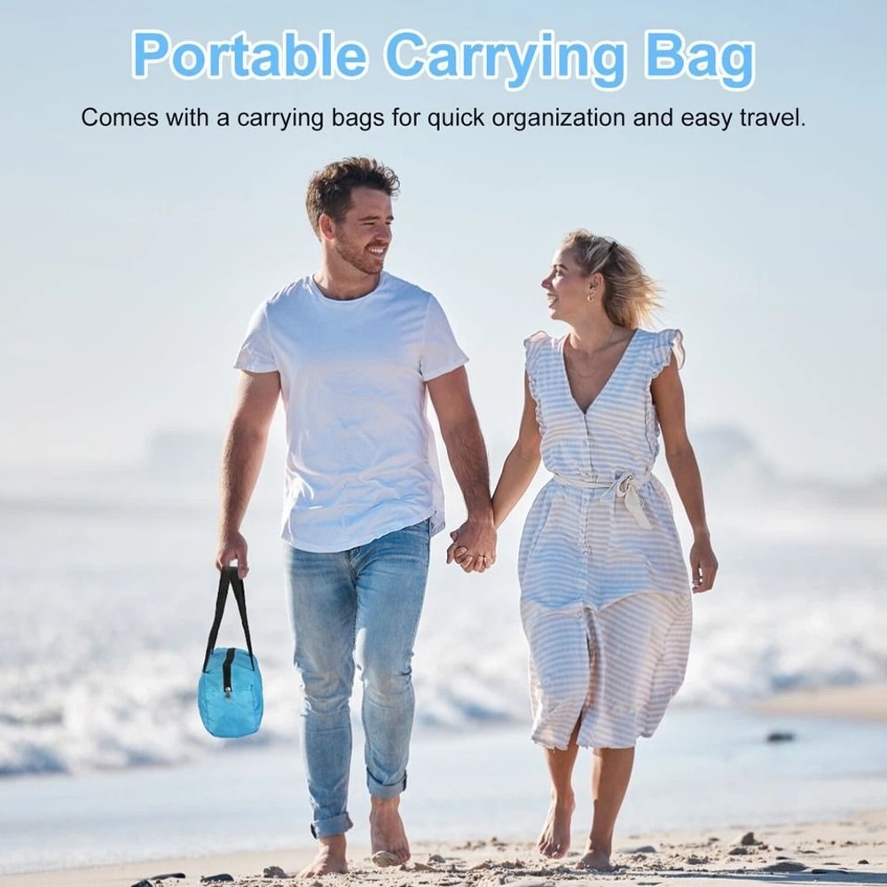 Beach Tent Bag Camping Tent For Summer Picnic Outdoor Canopy For Hiking UVProtected Blue Tent 8