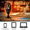 Waterproof LED Flame Table Lamp Wireless Bluetooth Speaker Torch Atmosphere Stereo Bass Speaker For 4