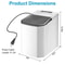 Fast Ice Making Electric Countertop Ice Maker Daily Capacity SelfCleaning Ice Maker Portable Ice Ma 11