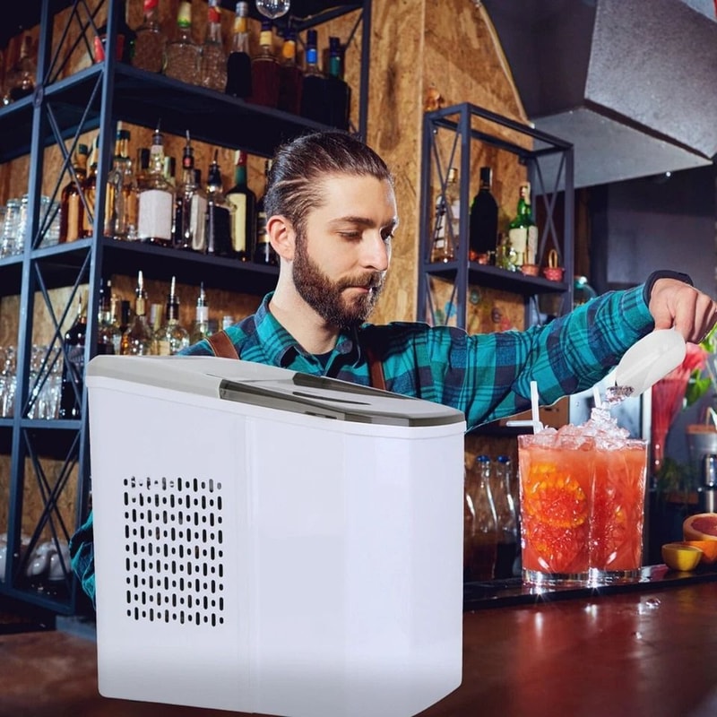 Fast Ice Making Electric Countertop Ice Maker Daily Capacity SelfCleaning Ice Maker Portable Ice Ma 4