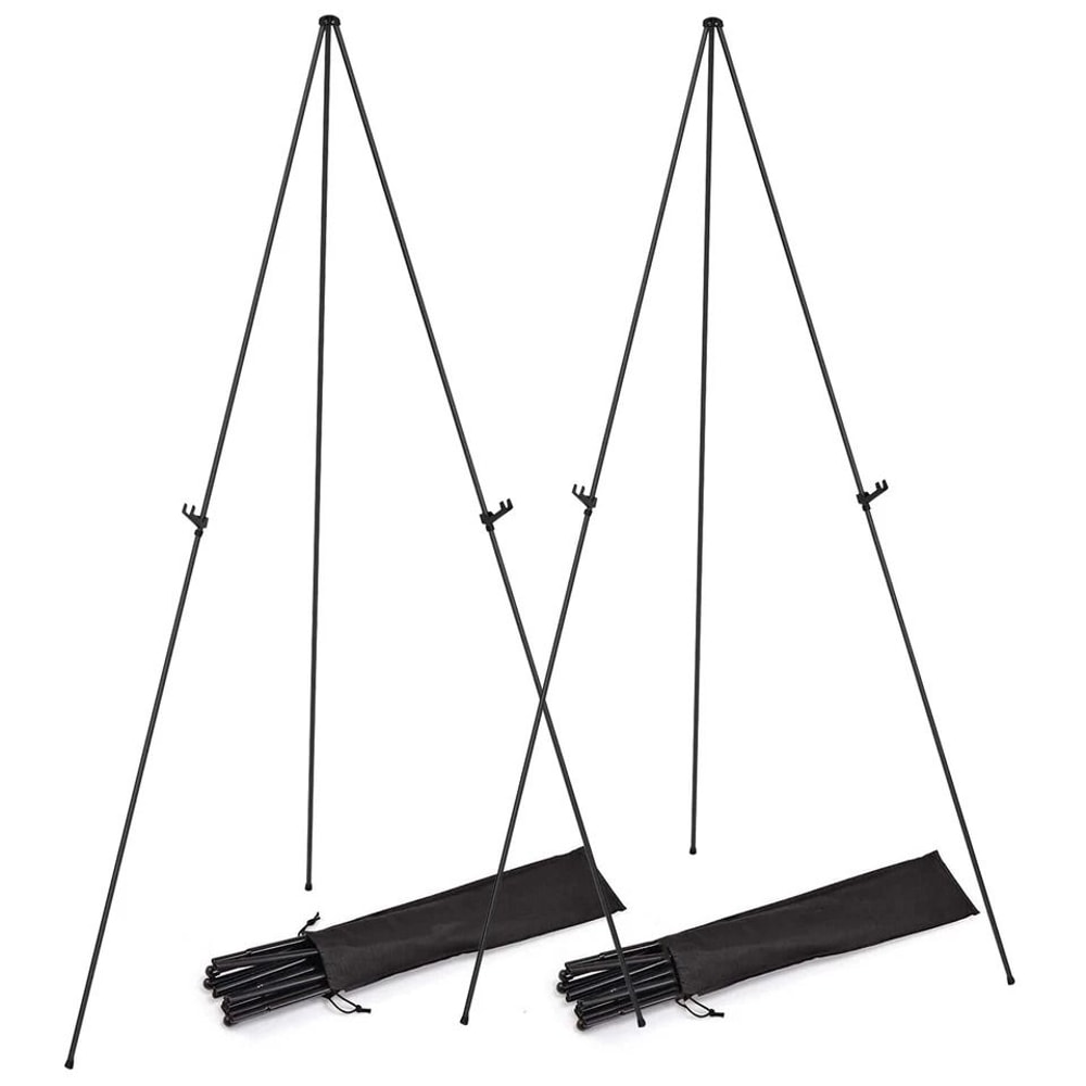 Portable Alloy Easel Adjustable Tripod Stand For Wedding Poster Art And Drawing 0