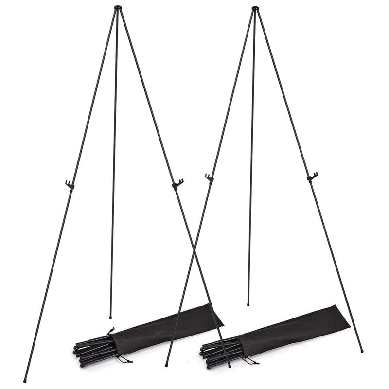 Portable Alloy Easel Adjustable Tripod Stand For Wedding Poster Art And Drawing 0