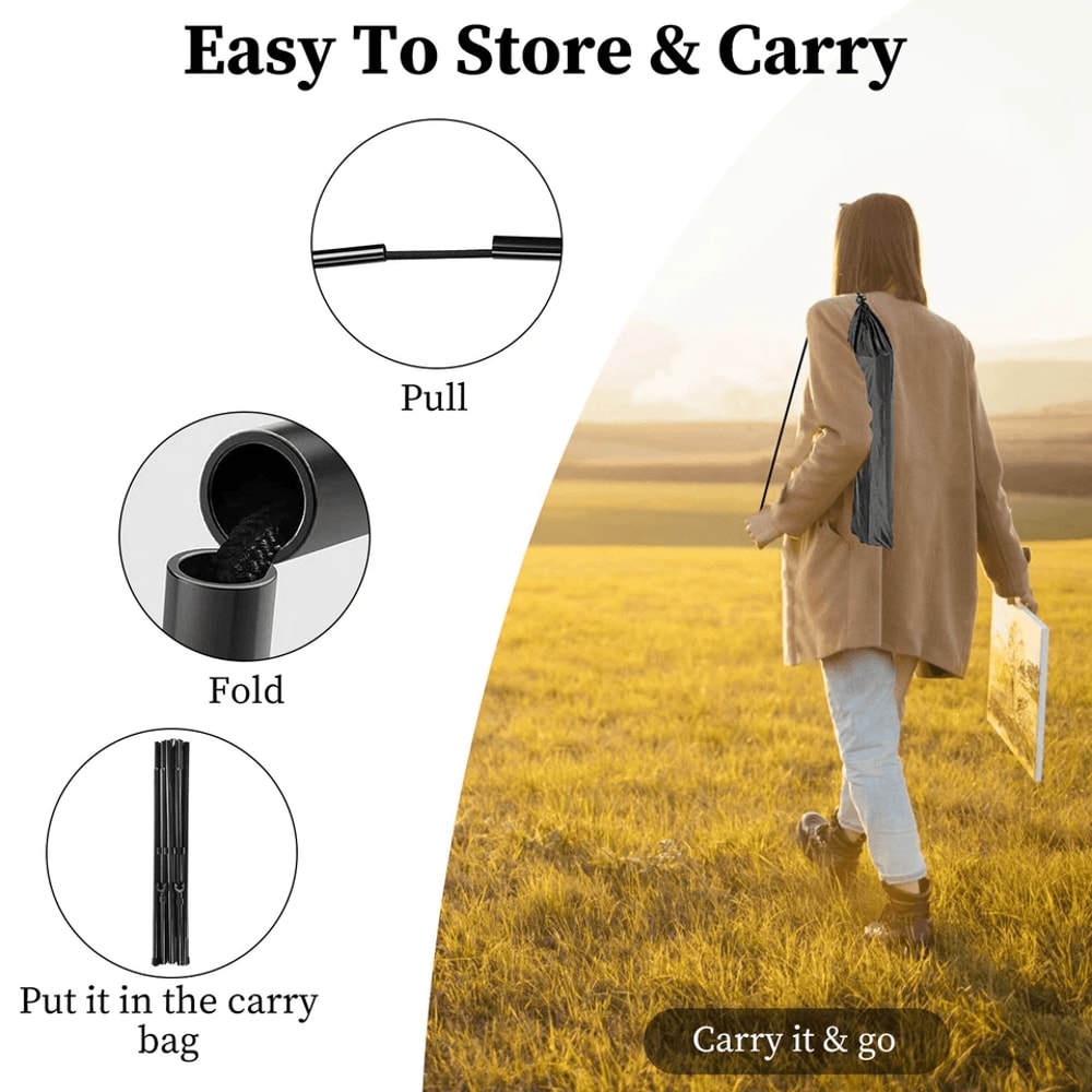 Portable Alloy Easel Adjustable Tripod Stand For Wedding Poster Art And Drawing 2