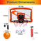 Over Door Basketball Hoop Set Kids Basketball Toy Electric Scorer Balls Indoor Game For Kids Famil 1