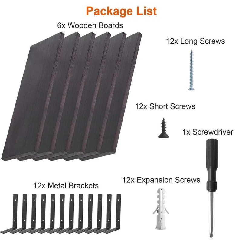 Floating Pack Wall Mounted Shelves Wood Storage Organizer Shelf Display For Kitchen 5