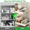 Pull Out Tray Sliding Shelf Carbon Steel Drawers Kitchen Cabinet Spice Rack PullOut Storage Organiz