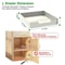 Pull Out Tray Sliding Shelf Carbon Steel Drawers Kitchen Cabinet Spice Rack PullOut Storage Organiz