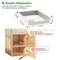Pull Out Tray Sliding Shelf Carbon Steel Drawers Kitchen Cabinet Spice Rack PullOut Storage Organiz