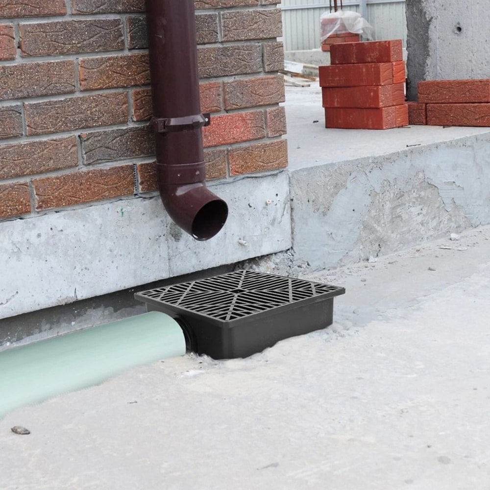 Low Profile Catch Basin Gutter Extension Kit Flexible Drain Pipe No Dig Installation Reduces Founda 6