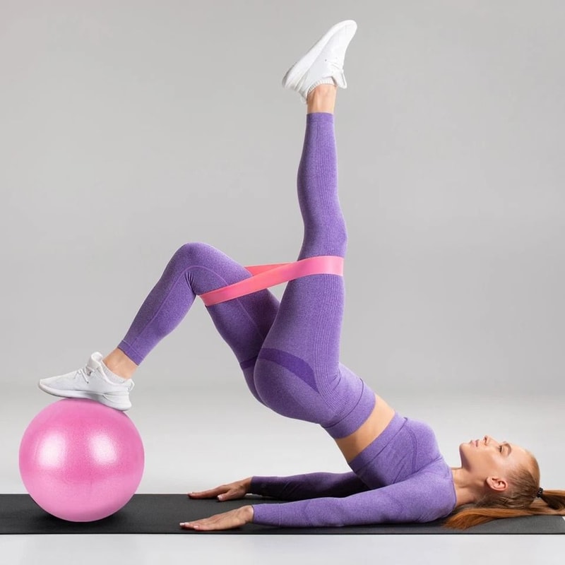 Pilates Kit Yoga Ball Arm Stretcher Resistance Bands Pilates Ring Yoga Strap For Women 3