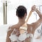 Long Wooden Handle Bath Body Exfoliating Brush Shower Back Scrubber For Clean Glowing Skin 0