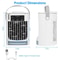 Conditioner Fan Cold Mist Air Humidifier Table Fan Portable Cooler For Office Home And Personal Use 11