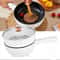 Portable Electric Hot Pot Frying Pan Capacity Ideal For Picnic Camping And Home Cooking 0