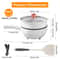 Portable Electric Hot Pot Frying Pan Capacity Ideal For Picnic Camping And Home Cooking 12