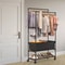 Clothing Rack With Storage Bag Heavy Duty Garment Rack For Shoes Bedroom Clothes Adjustable NonWove 3