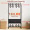Clothing Rack With Storage Bag Heavy Duty Garment Rack For Shoes Bedroom Clothes Adjustable NonWove 7