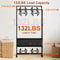 Clothing Rack With Storage Bag Heavy Duty Garment Rack For Shoes Bedroom Clothes Adjustable NonWove 7