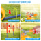 Outdoor Water Sprinkler Toy Baseball Play Set With Snail Design 360 Rotating Water Sprayer For Kids