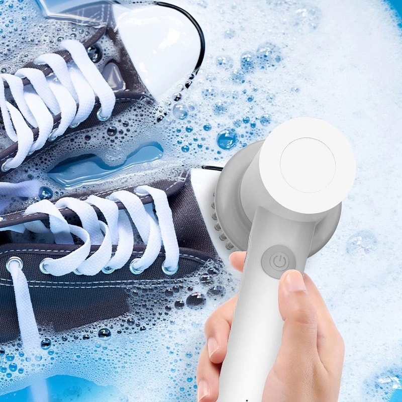 Cordless Electric Spin Scrubber With Speeds Handheld Cleaning Brush For Stubborn Stains 0