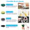 Cordless Electric Spin Scrubber With Speeds Handheld Cleaning Brush For Stubborn Stains 6