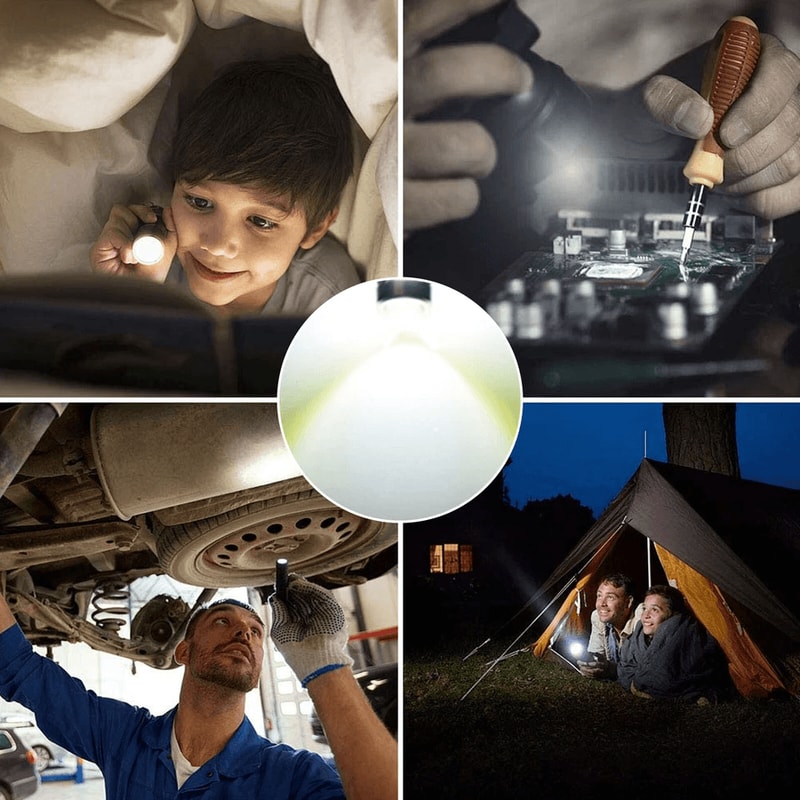 LED Flashlight Bulbs White Upgrade 6pcs Torch Lamp Replacement Lumens For Bright Light 0