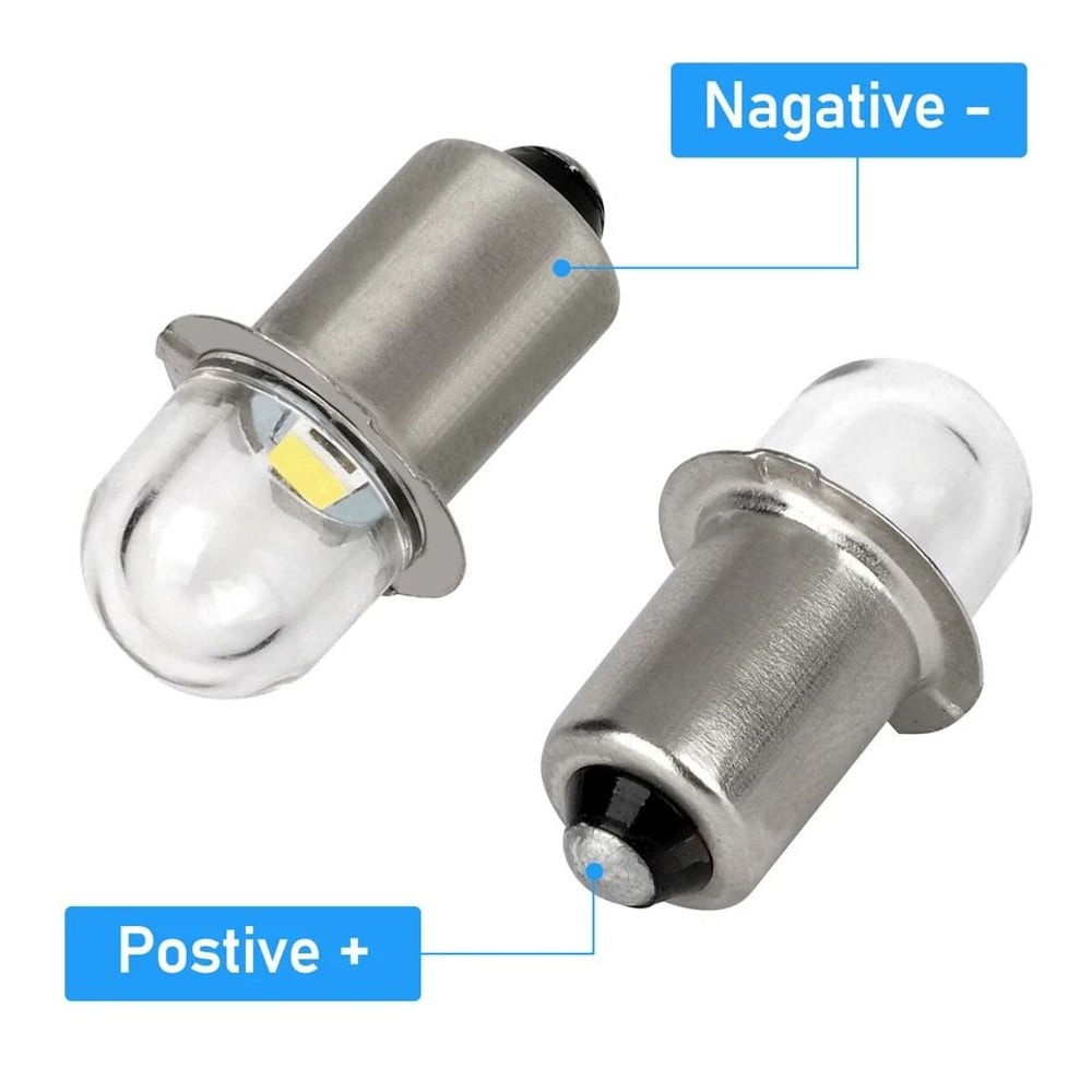 LED Flashlight Bulbs White Upgrade 6pcs Torch Lamp Replacement Lumens For Bright Light 3