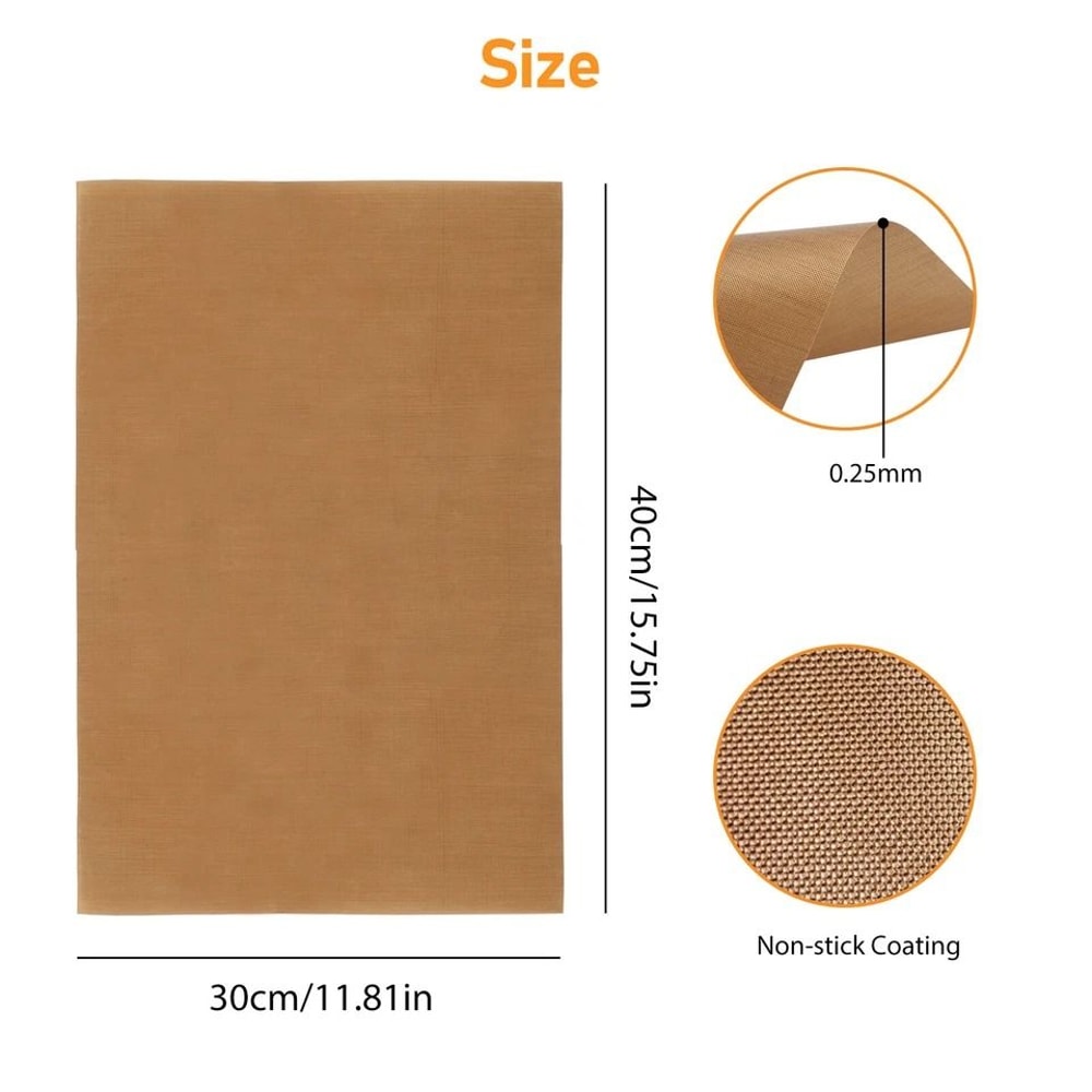 Copper BBQ Grill Mats NonStick Reusable HeatResistant Cooking Mats For Outdoor Grilling Baking 1