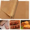 Copper BBQ Grill Mats NonStick Reusable HeatResistant Cooking Mats For Outdoor Grilling Baking 0