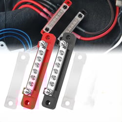 way bus bar power distribution terminal block, , screw connection, battery terminal for boat, rv, car
