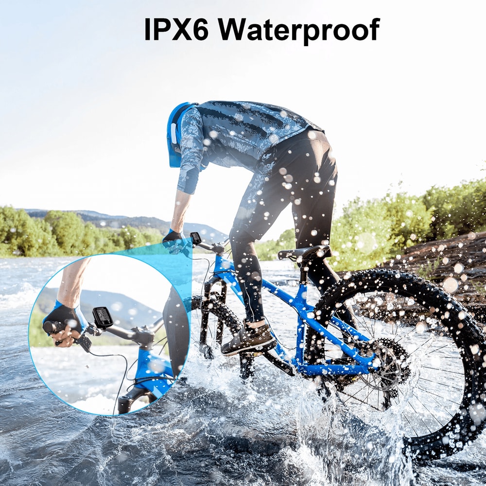 Cycle Digital Odometer Waterproof Bicycle Speedometer Functions Bike Computer With Touch Screen Dis 1