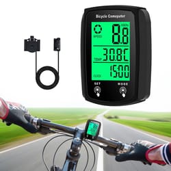 cycle digital odometer, waterproof bicycle speedometer, functions bike computer with touch screen, distance, speed