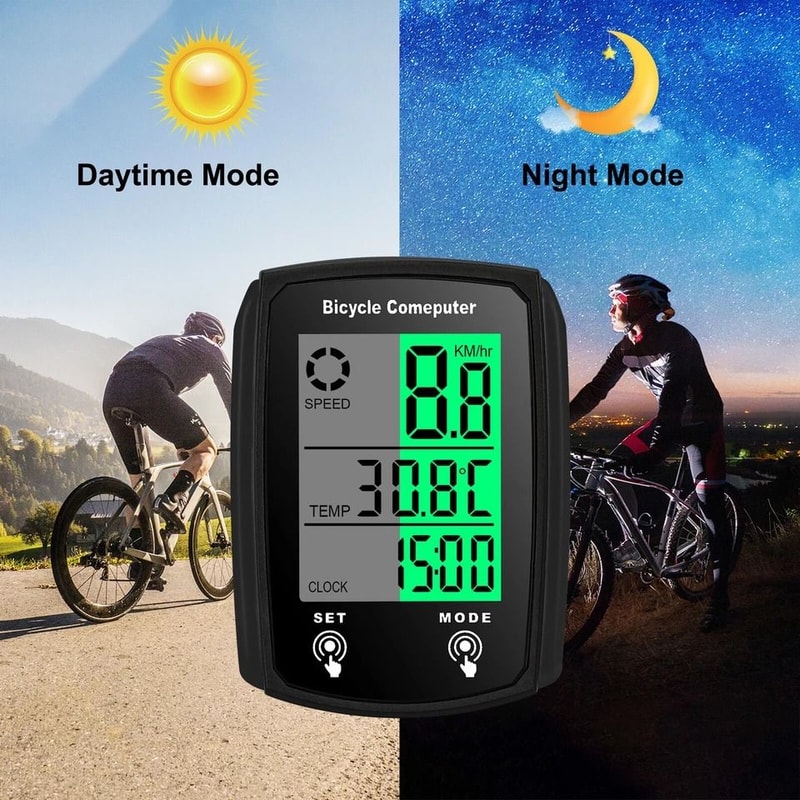 Cycle Digital Odometer Waterproof Bicycle Speedometer Functions Bike Computer With Touch Screen Dis 4
