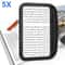 Full Page Handheld Magnifying Glass For Reading Crystal Clear Acrylic Lens Lightweight Portable Per 2