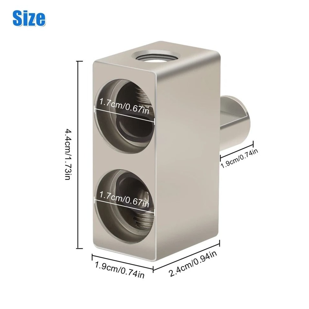Car Audio Amp Reducers Dual Gauge To Gauge Aluminum Wire Reducers 2