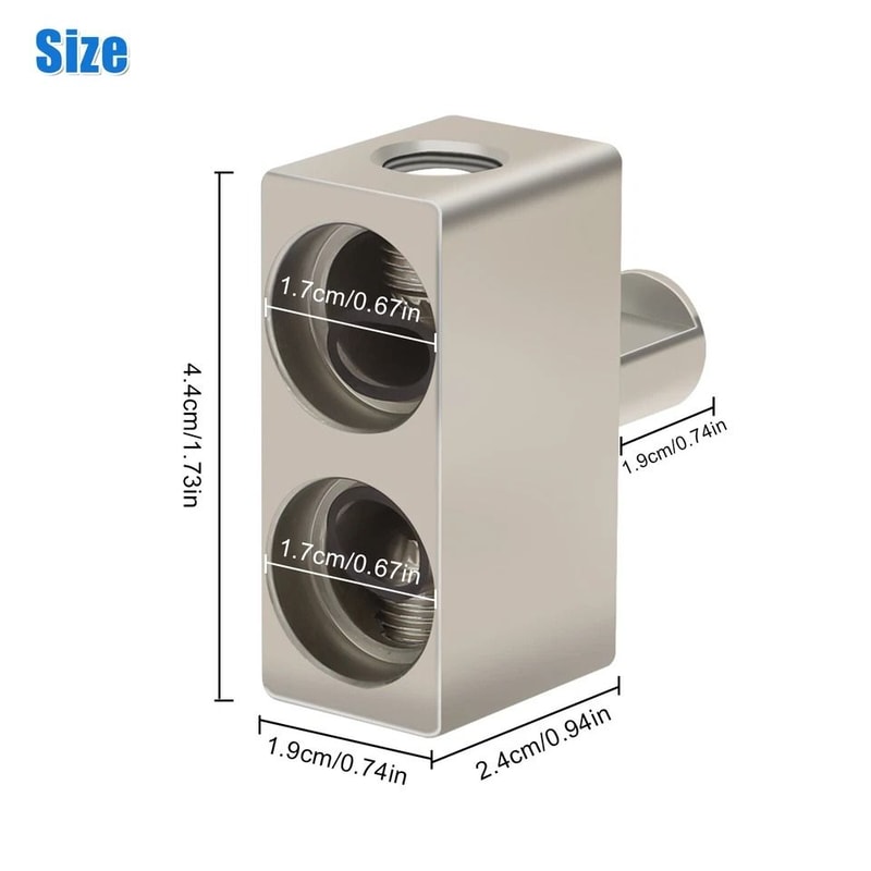 Car Audio Amp Reducers Dual Gauge To Gauge Aluminum Wire Reducers 2