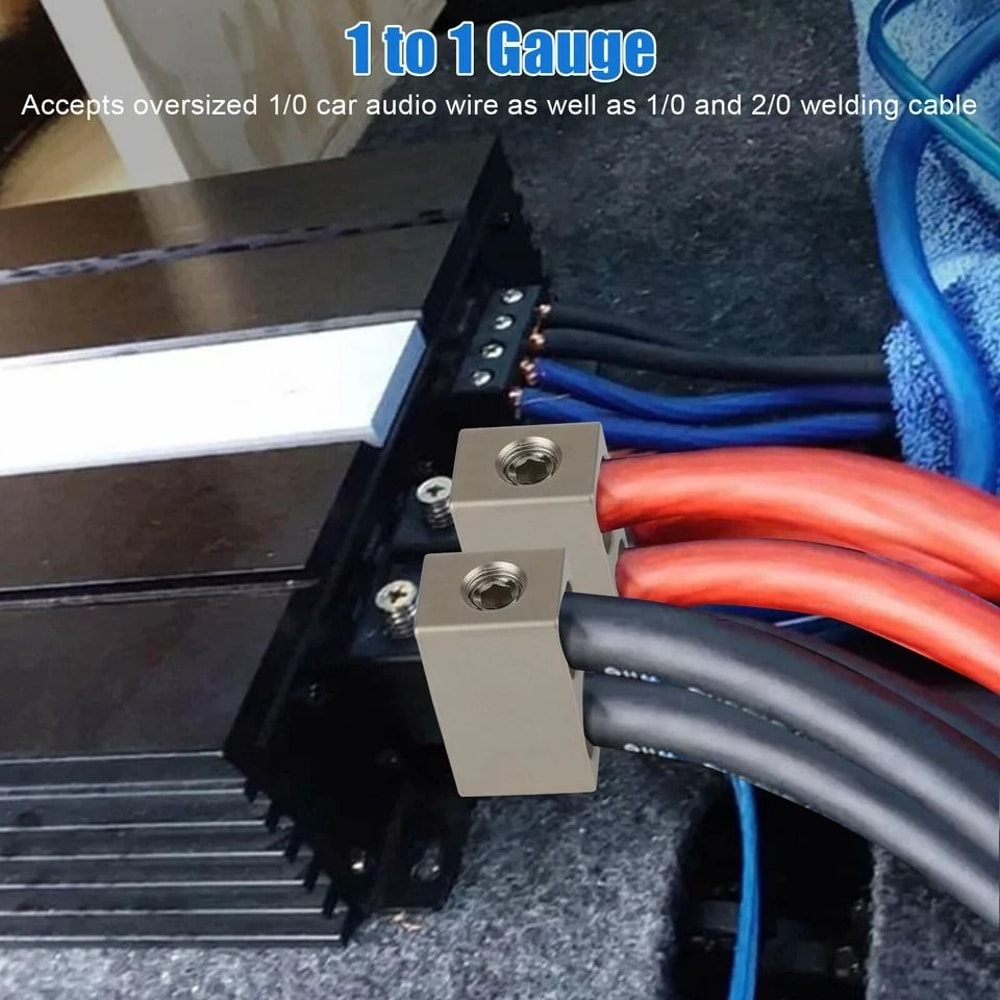 Car Audio Amp Reducers Dual Gauge To Gauge Aluminum Wire Reducers 7