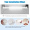 LED Kitchen Under Cabinet Lighting Strip Bar USB Light Lamp Kit Nature White For Kitchen Closet She