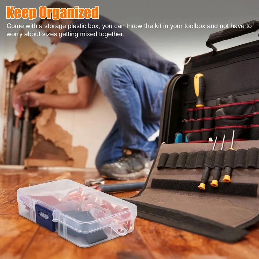 Copper Lugs BLACK RED Heat Shrink End Ring Terminals CrimpType Connectors For Electrical Wiring So 6