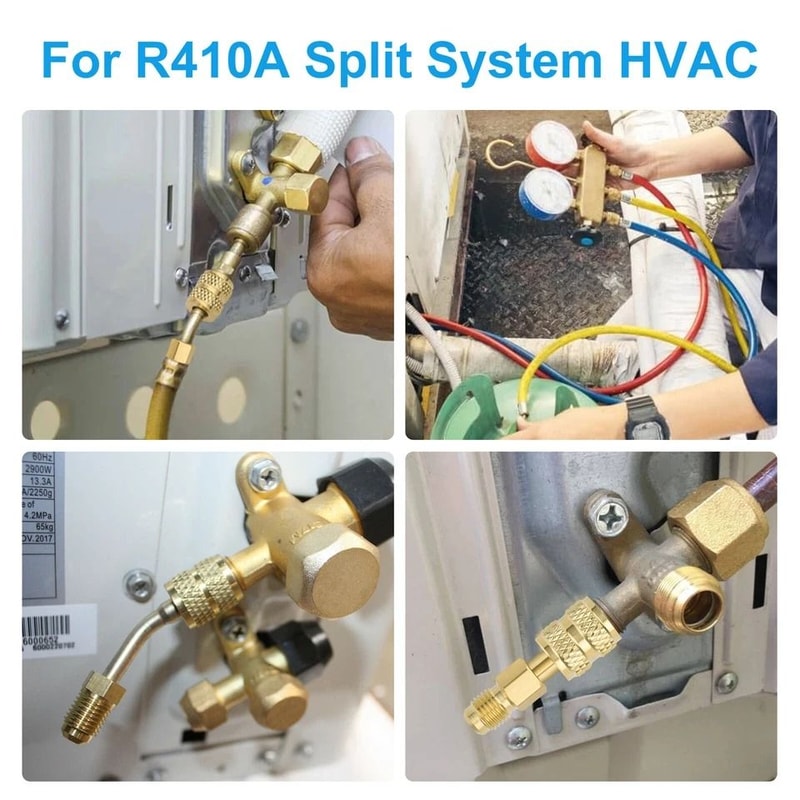 SAE Female To SAE Male Adapter HighQuality Brass Perfect For Mini Split System And HVAC Refrigerant 2