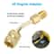 SAE Female To SAE Male Adapter HighQuality Brass Perfect For Mini Split System And HVAC Refrigerant 4