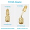 SAE Female To SAE Male Adapter HighQuality Brass Perfect For Mini Split System And HVAC Refrigerant 5
