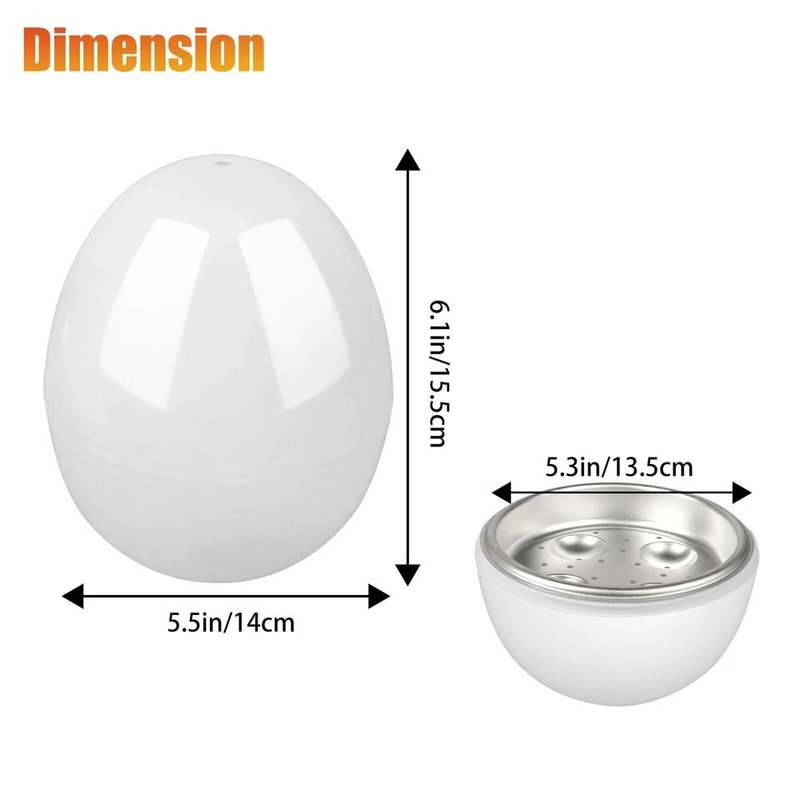 Safe Microwave Egg Cooker Adjustable Steamer For Eggs Quick Boiled Egg Cooker Tool 2