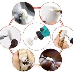 wool felt buffing polishing pads wheel set for dremel, rotary tool accessories, grinder buffing wheels for metal