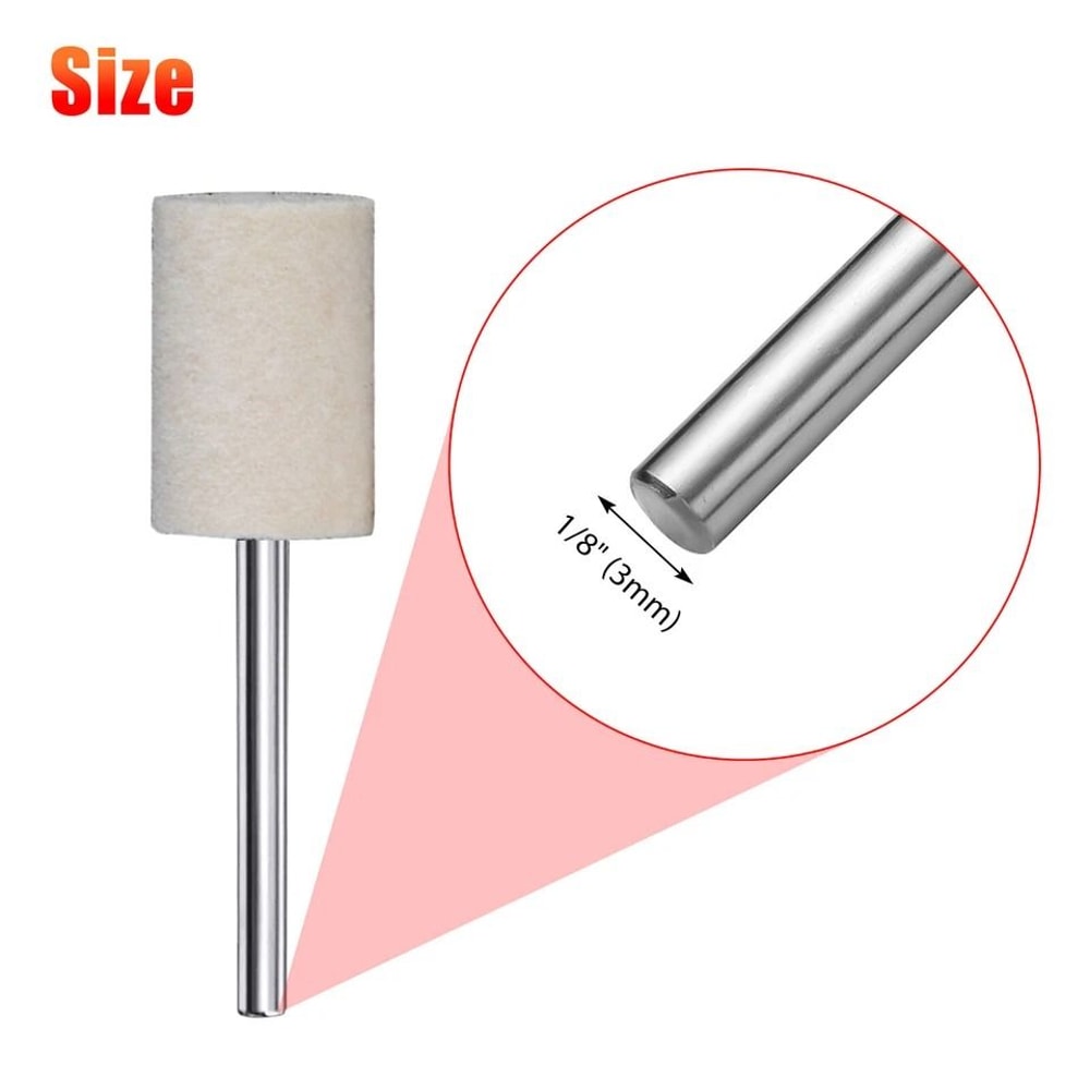 Wool Felt Rotary Tool Kit Buffing Pads Wheel For Dremel HighQuality Grinding Polishing Accessories 4