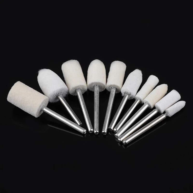 Wool Felt Rotary Tool Kit Buffing Pads Wheel For Dremel HighQuality Grinding Polishing Accessories 1