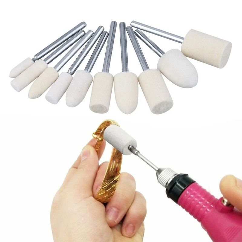 Wool Felt Rotary Tool Kit Buffing Pads Wheel For Dremel HighQuality Grinding Polishing Accessories 0
