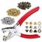 Grommet Tool Kit Eyelet Set With Hole Punch Pliers For Leather Fabric Canvas DIY Crafting 0