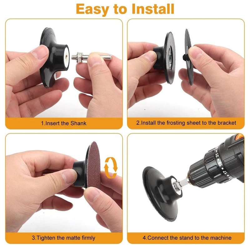 Zirconia Sanding Disc Set Roll Lock Quick Change Shank For Precision Grinding 1