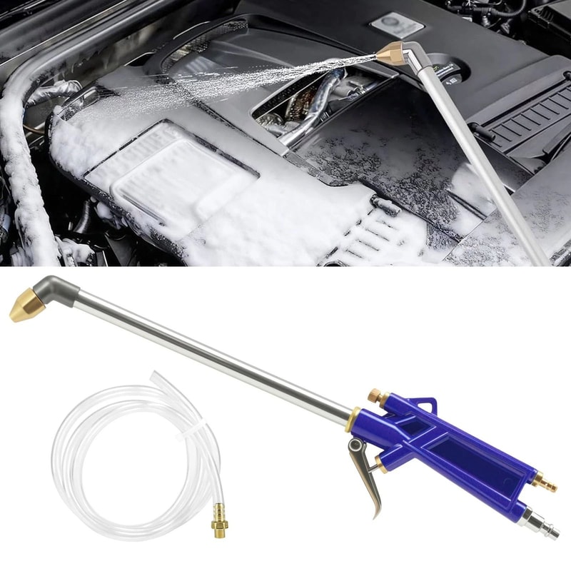 HighPressure Air Blow Gun Engine Cleaner Hose Pneumatic Tool Automotive Degreaser Spray For Cleanin 1